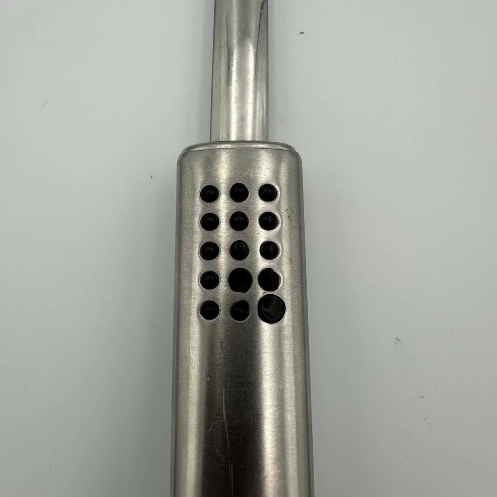Inox Edelstahl‎ Rostfrei Stainless 18/8 Slotted Spatula Flipper Rubber Grip